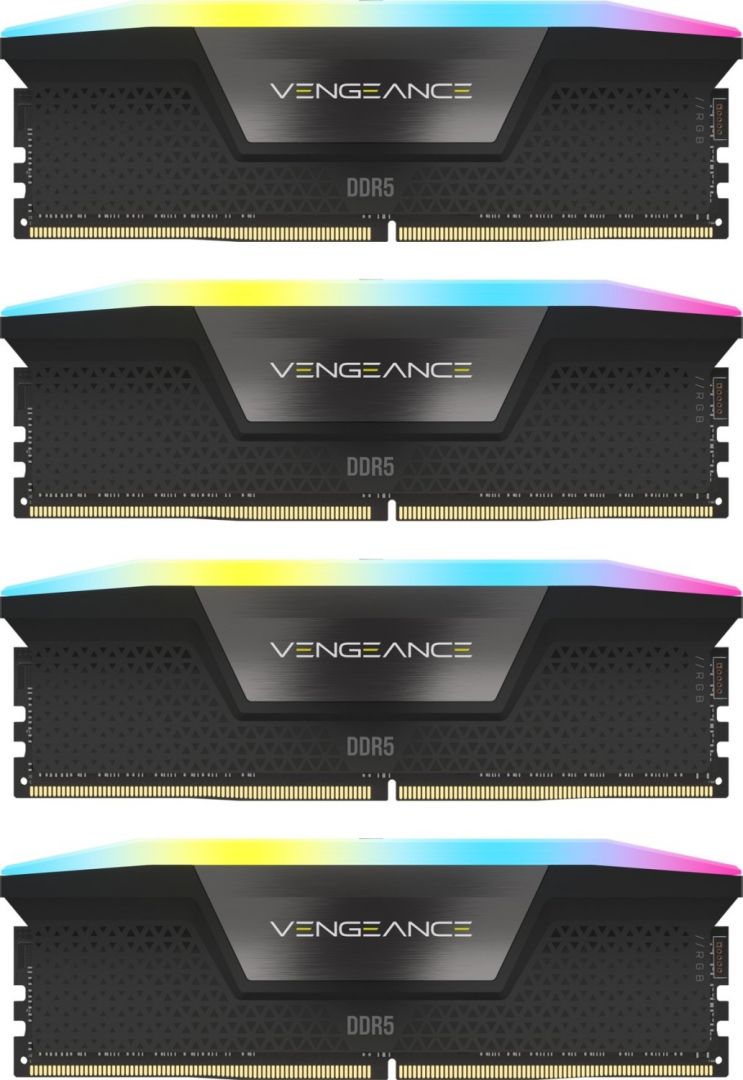 Corsair 192GB DDR5 5200MHz Kit(4x48GB) Vengeance RGB Black-0
