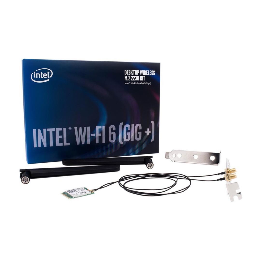 Intel Wi-Fi 6 Gig+ AX200 Desktop Wireless M.2 2230 KIT-0