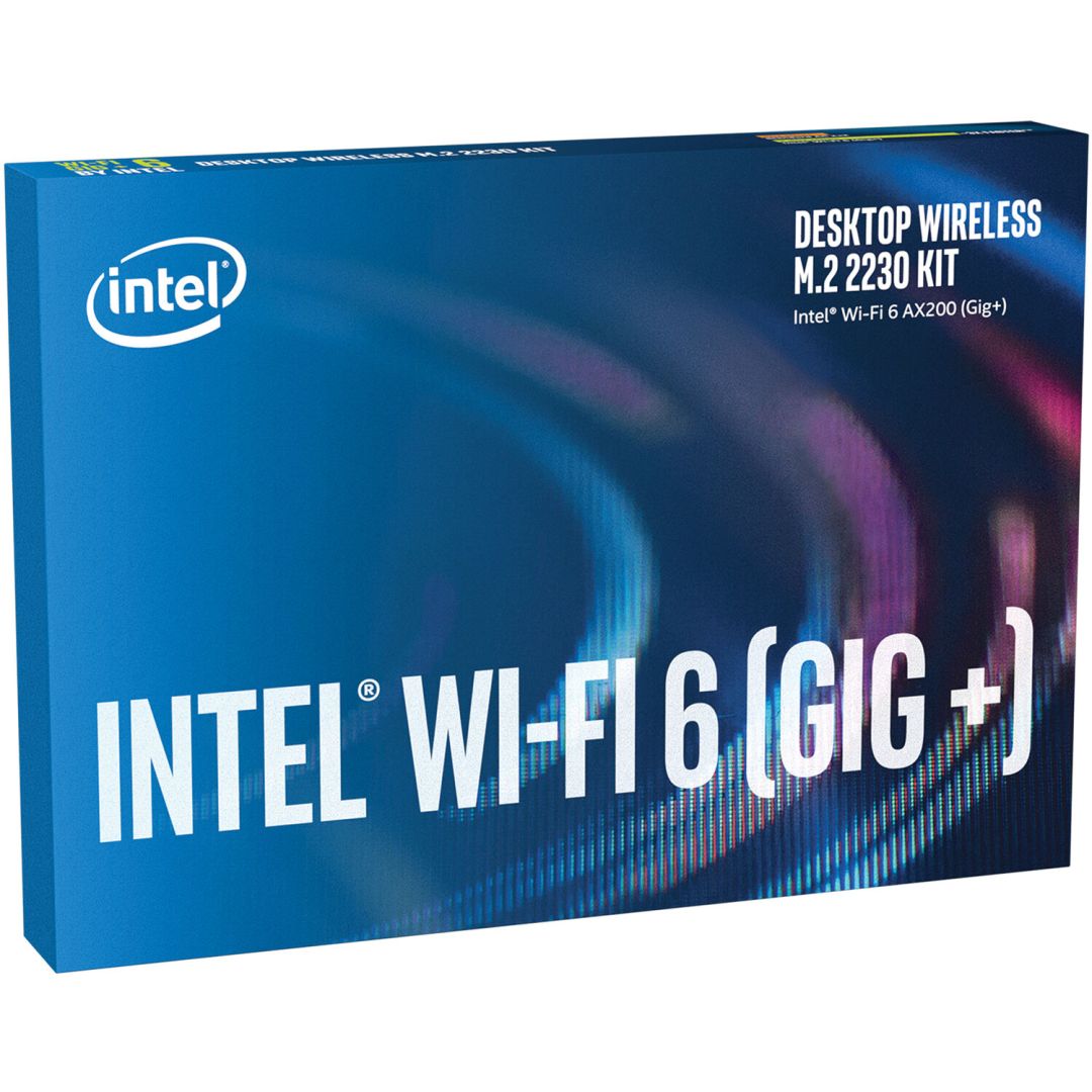Intel Wi-Fi 6 Gig+ AX200 Desktop Wireless M.2 2230 KIT-1