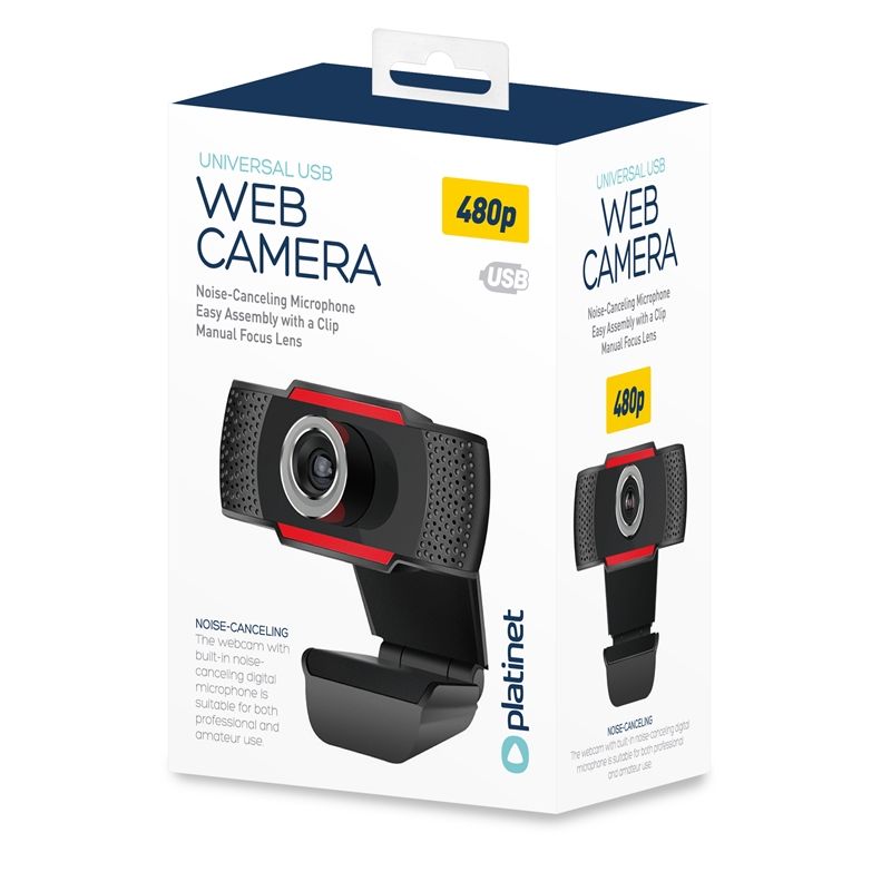 Platinet PCWC480 480P Webkamera Black-5