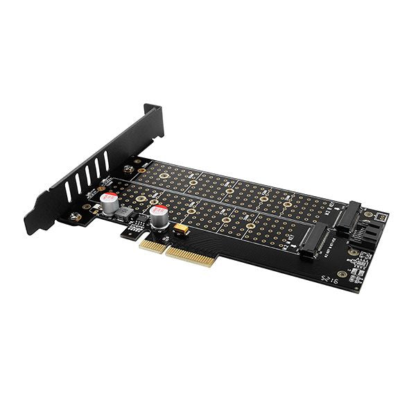 AXAGON PCEM2-D PCIe NVMe+SATA M.2 Adapter