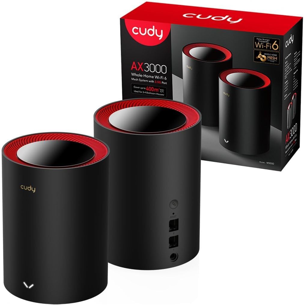 Cudy AX3000 2.5G Dual Band Wi-Fi 6 Mesh System-0