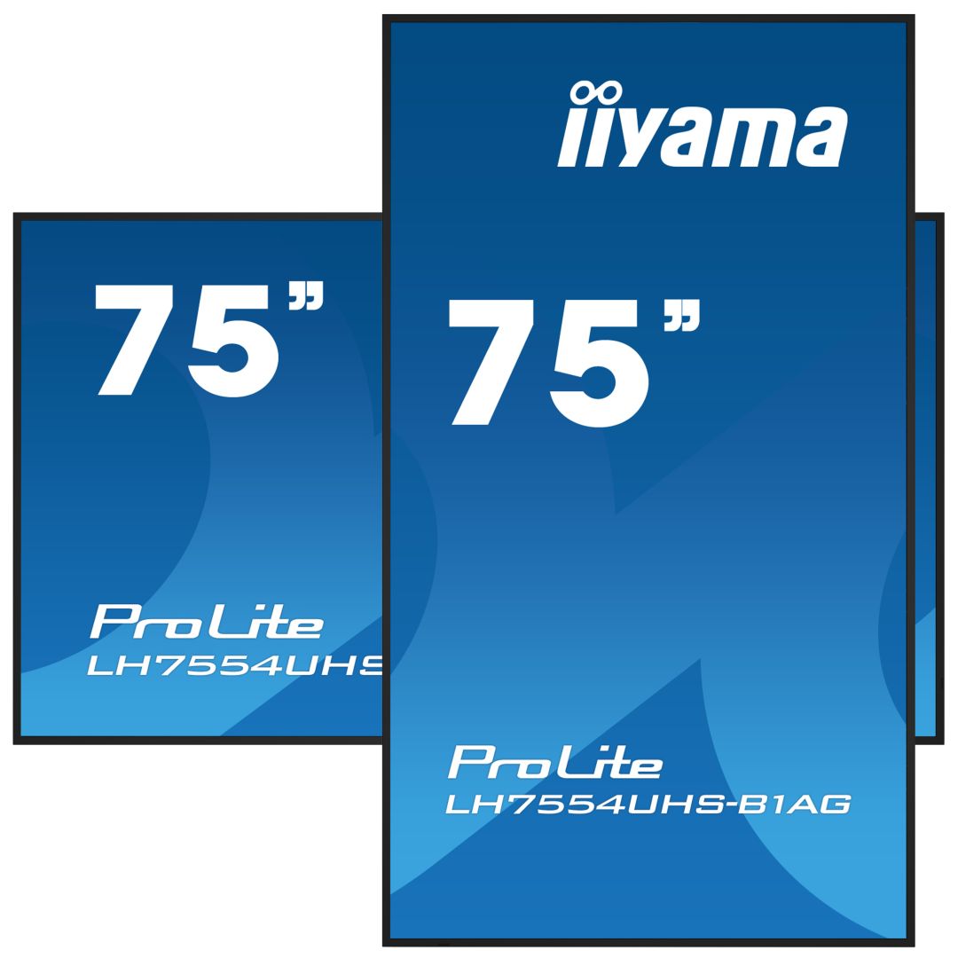 iiyama 75" ProLite LH7554UHS-B1AG IPS LED Display-0