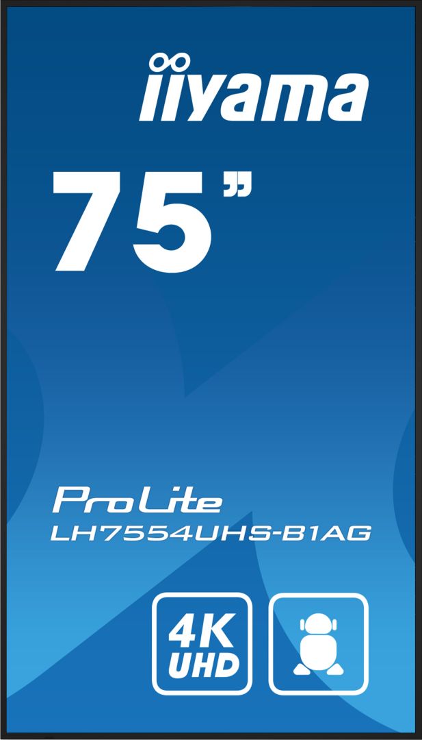 iiyama 75" ProLite LH7554UHS-B1AG IPS LED Display-3