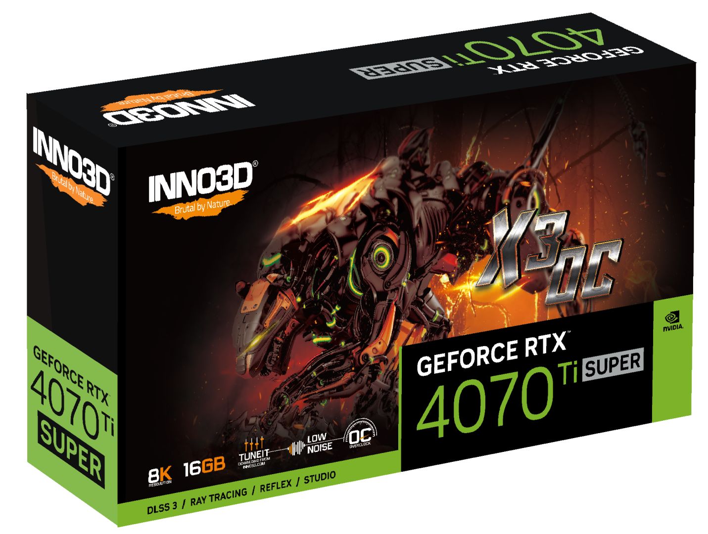 Inno3D GeForce RTX4070 Ti Super 16GB DDR6X X3 OC-2
