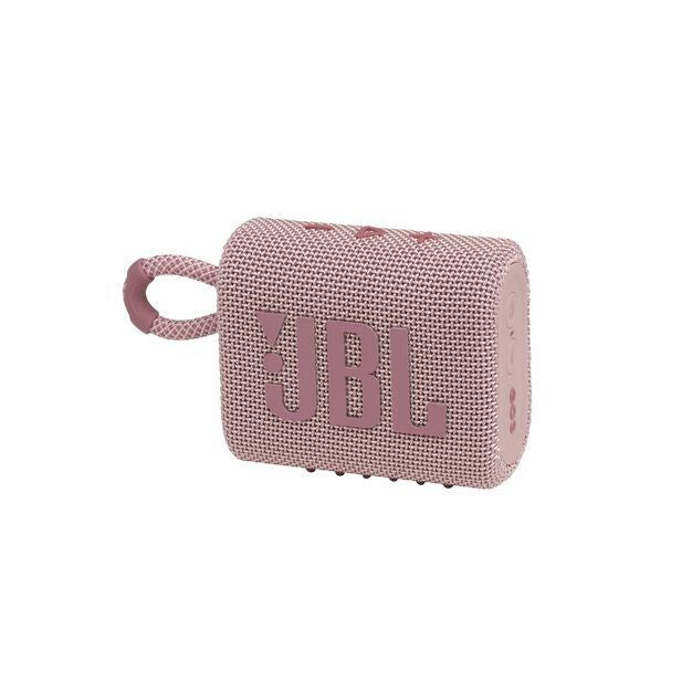 JBL Go 3 Bluetooth Portable Waterproof Speaker Pink-0