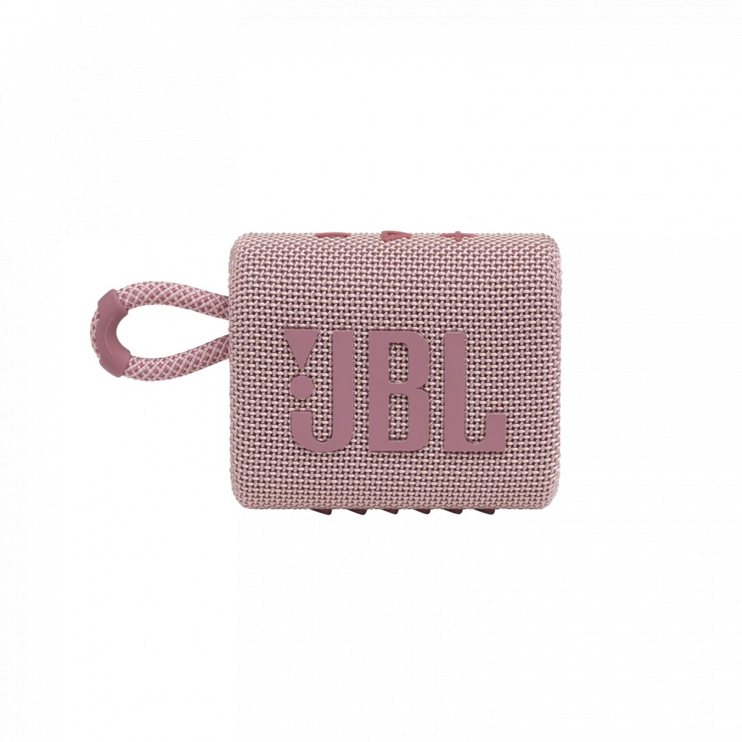 JBL Go 3 Bluetooth Portable Waterproof Speaker Pink-1