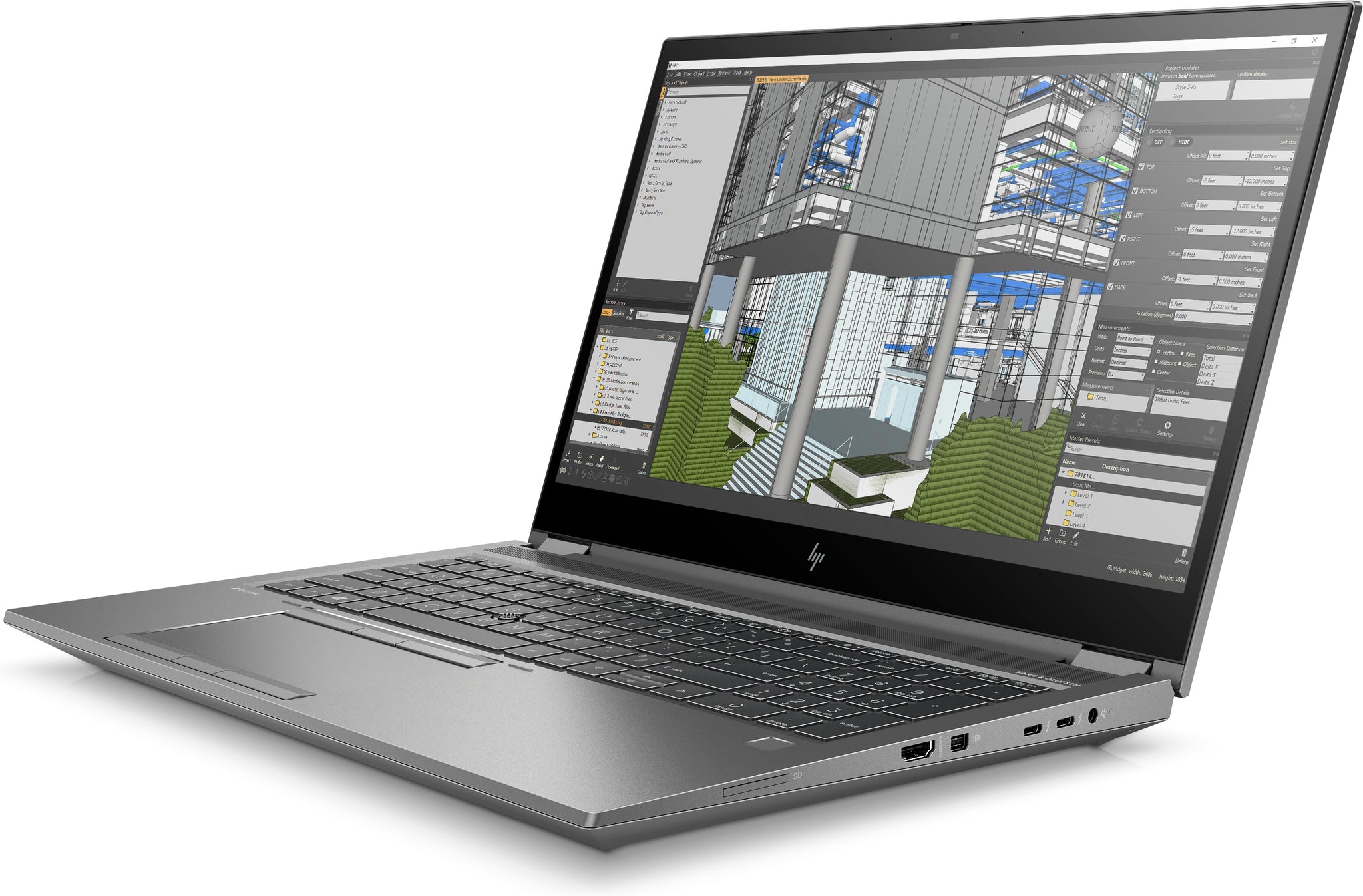 HP ZBook Fury 15 G7 HUN felújított laptop + Windows 11 Pro