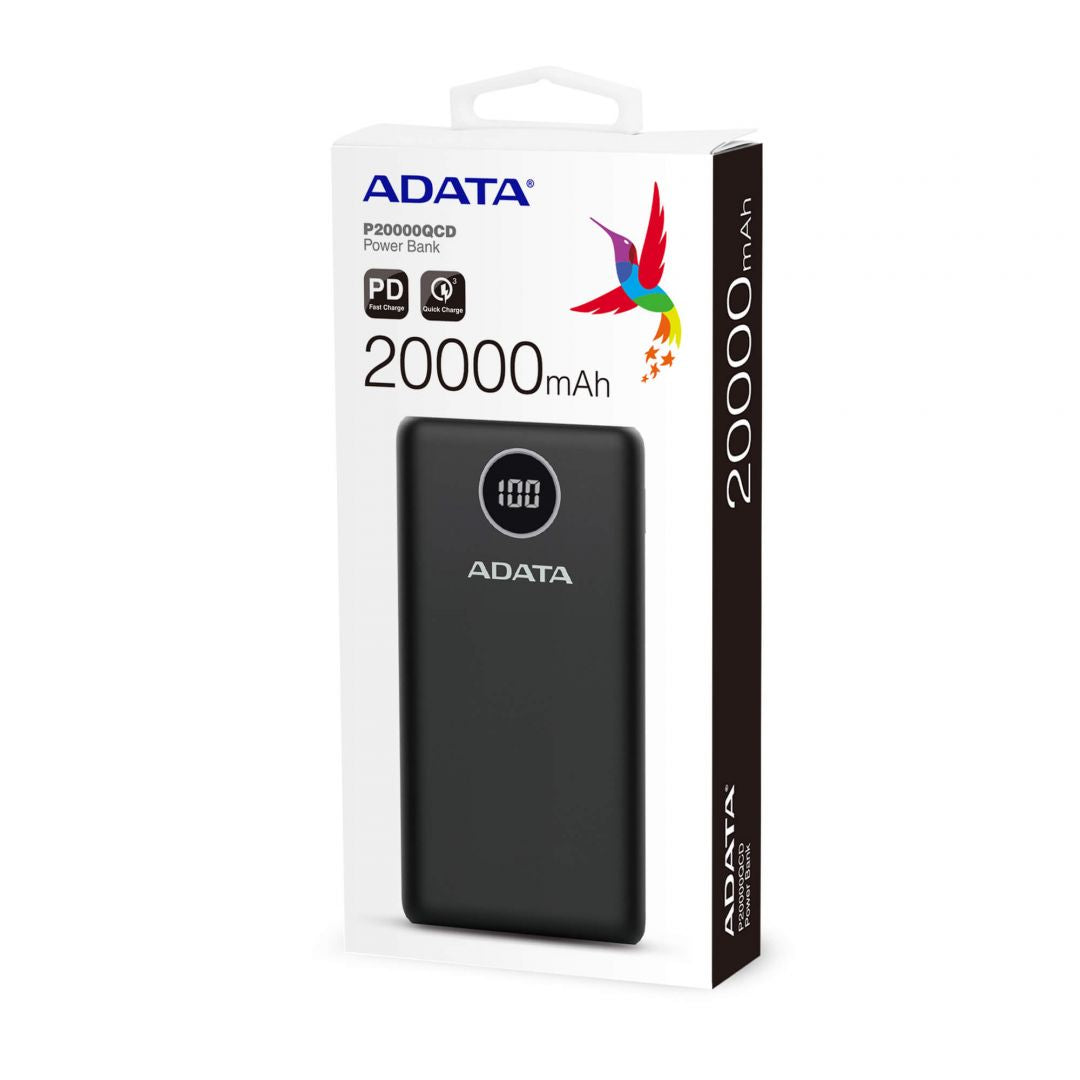 A-Data P20000QCD 20000mAh PowerBank Black-5