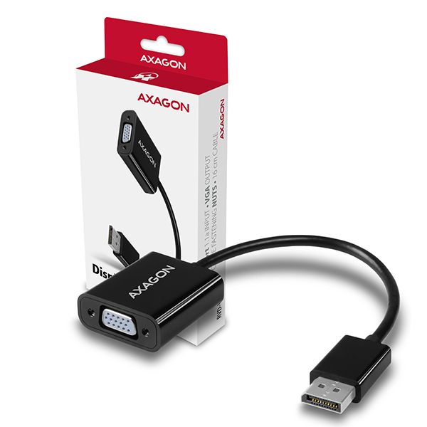 AXAGON RVD-VGN Displayport - VGA adapter FullHD