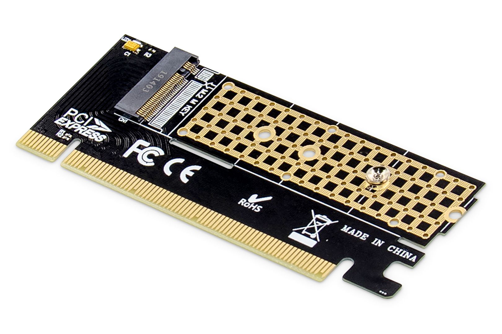 Digitus M.2 NVMe SSD PCI Express 3.0 (x16) Add-On Card-1