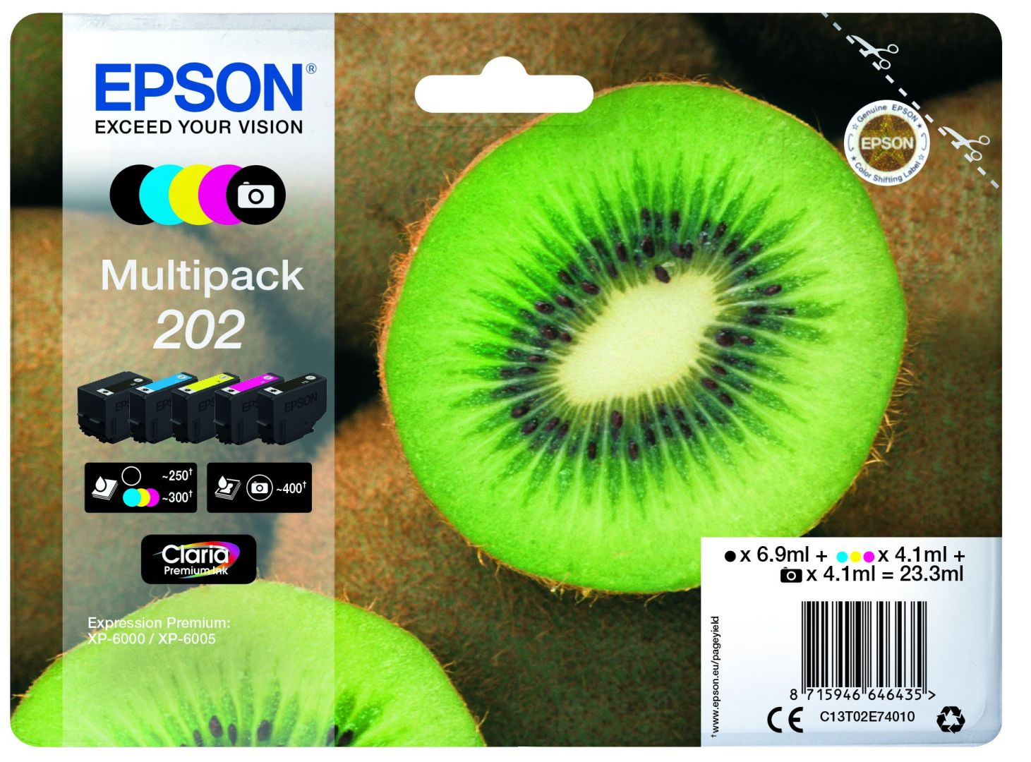 Epson T02E7 (202) Multipack tintapatron-0
