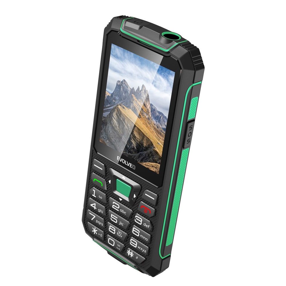 Evolveo Strongphone W4 DualSIM Black/Green-2