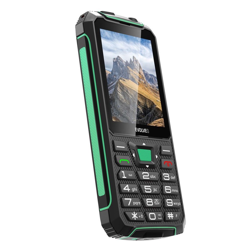 Evolveo Strongphone W4 DualSIM Black/Green-3