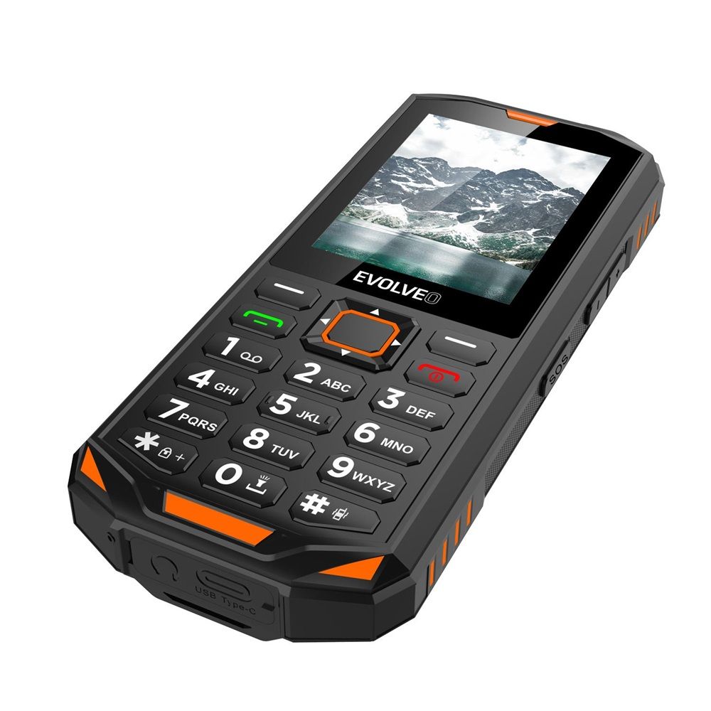 Evolveo Strongphone X5 DualSIM Black/Orange-1