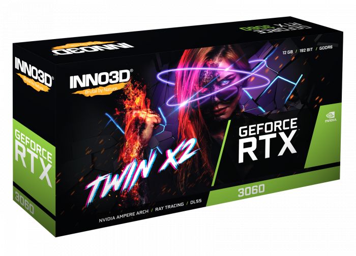 Inno3D GeForce RTX 3060 12GB DDR6 Twin X2 (LHR)-1