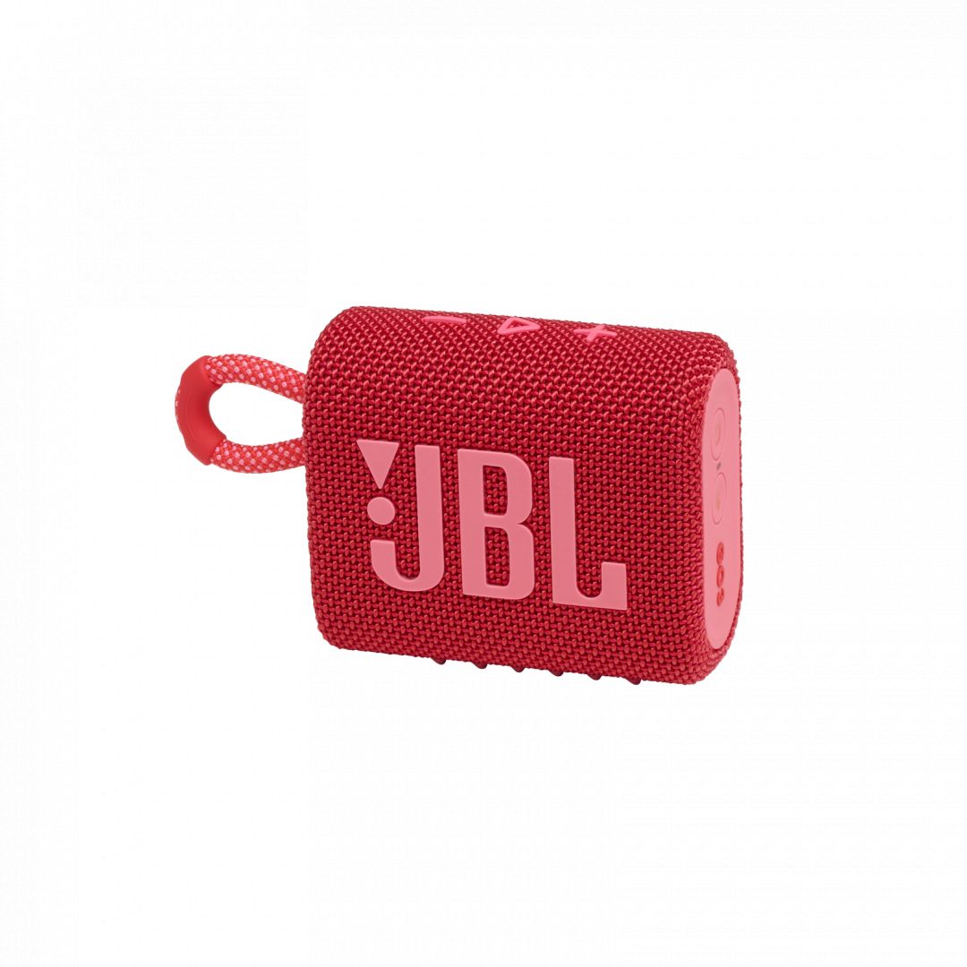 JBL Go 3 Bluetooth Portable Waterproof Speaker Red-0
