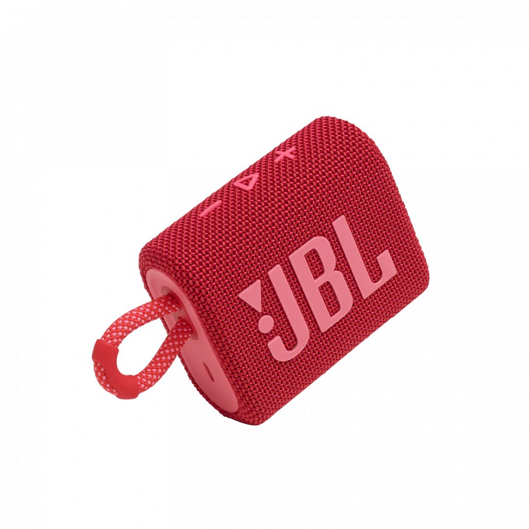 JBL Go 3 Bluetooth Portable Waterproof Speaker Red-4