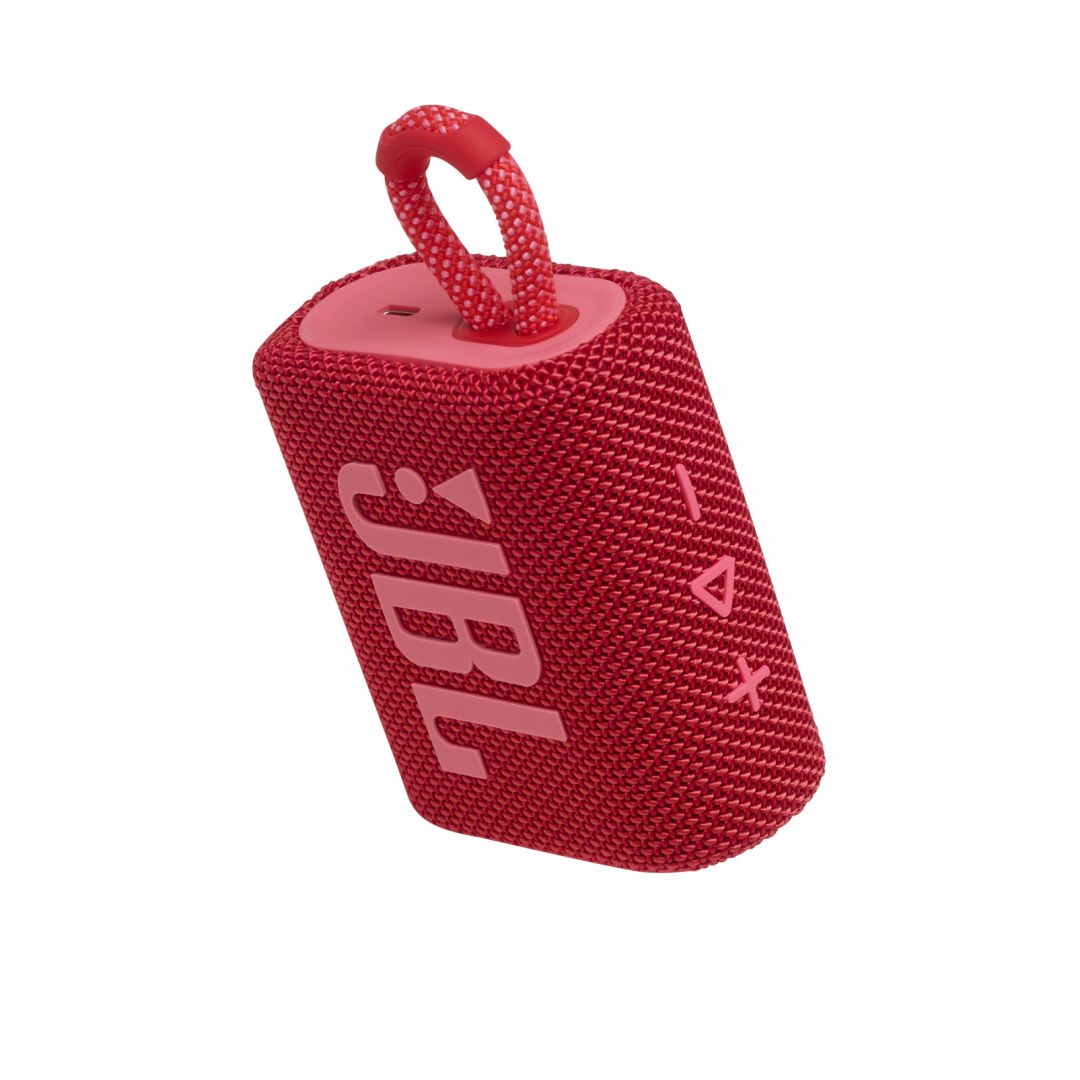 JBL Go 3 Bluetooth Portable Waterproof Speaker Red-5
