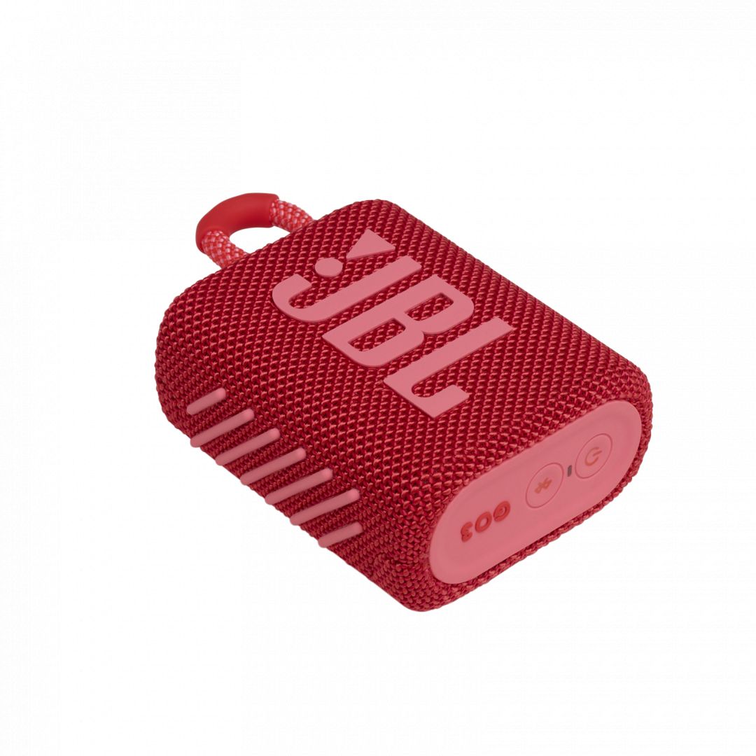 JBL Go 3 Bluetooth Portable Waterproof Speaker Red-6