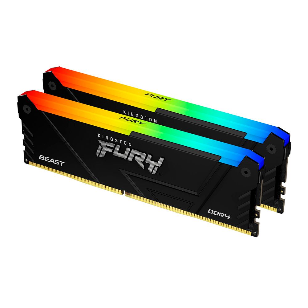 Kingston 32GB DDR4 3200MHz Kit(2x16GB) Fury Beast RGB Black-0