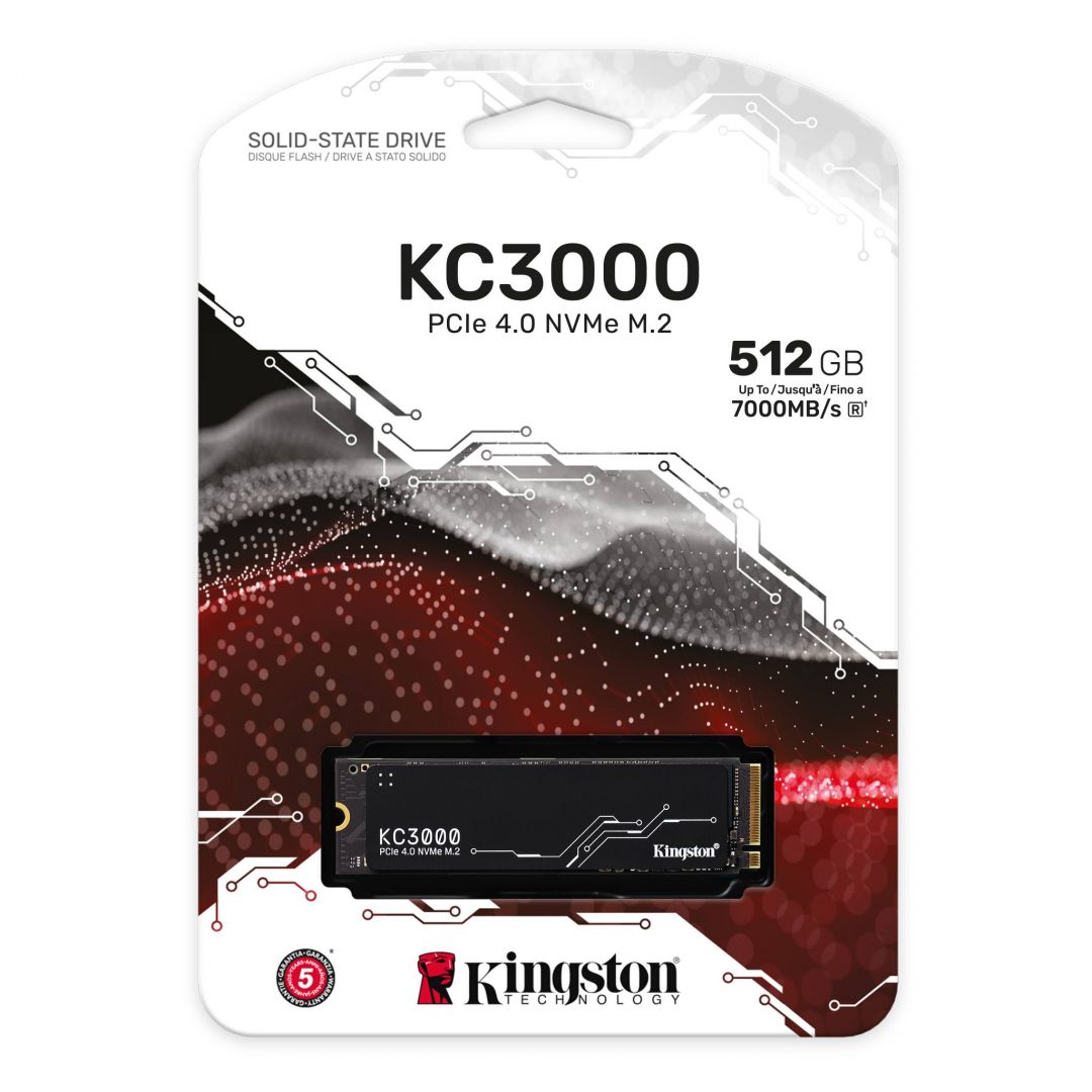 Kingston 512GB M.2 2280 NVMe KC3000-2