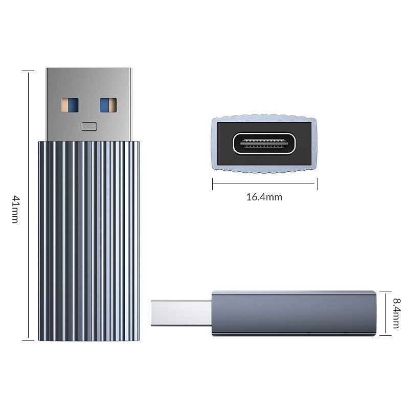 Orico USB3.1 to Type-C Adapter Grey-1