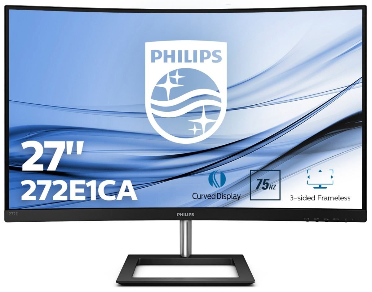 Philips 27" 272E1CA LED Curved-0
