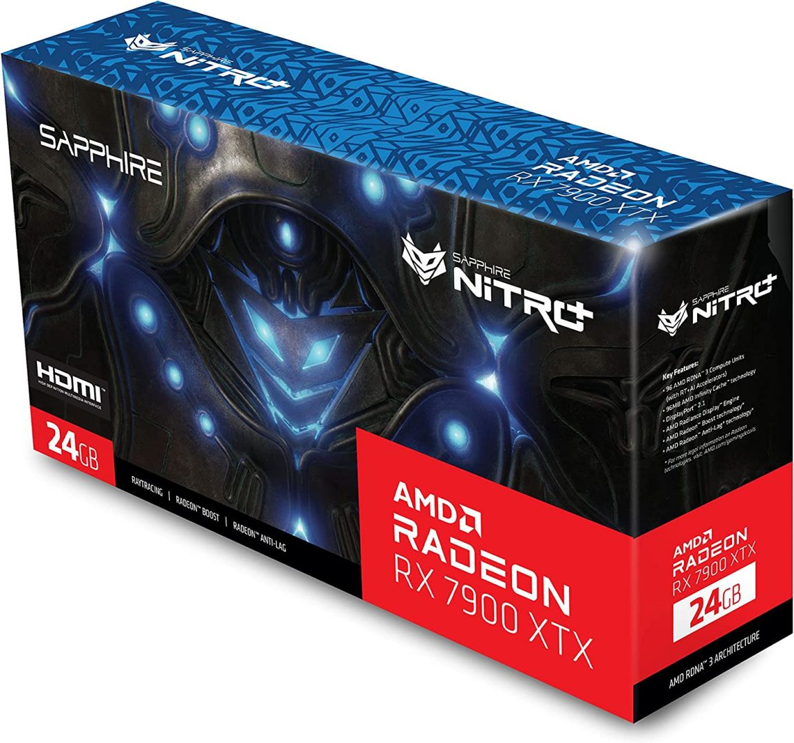 Sapphire Radeon RX 7900XTX 24GB DDR6 Nitro+ Gaming OC VAPOR-X-6