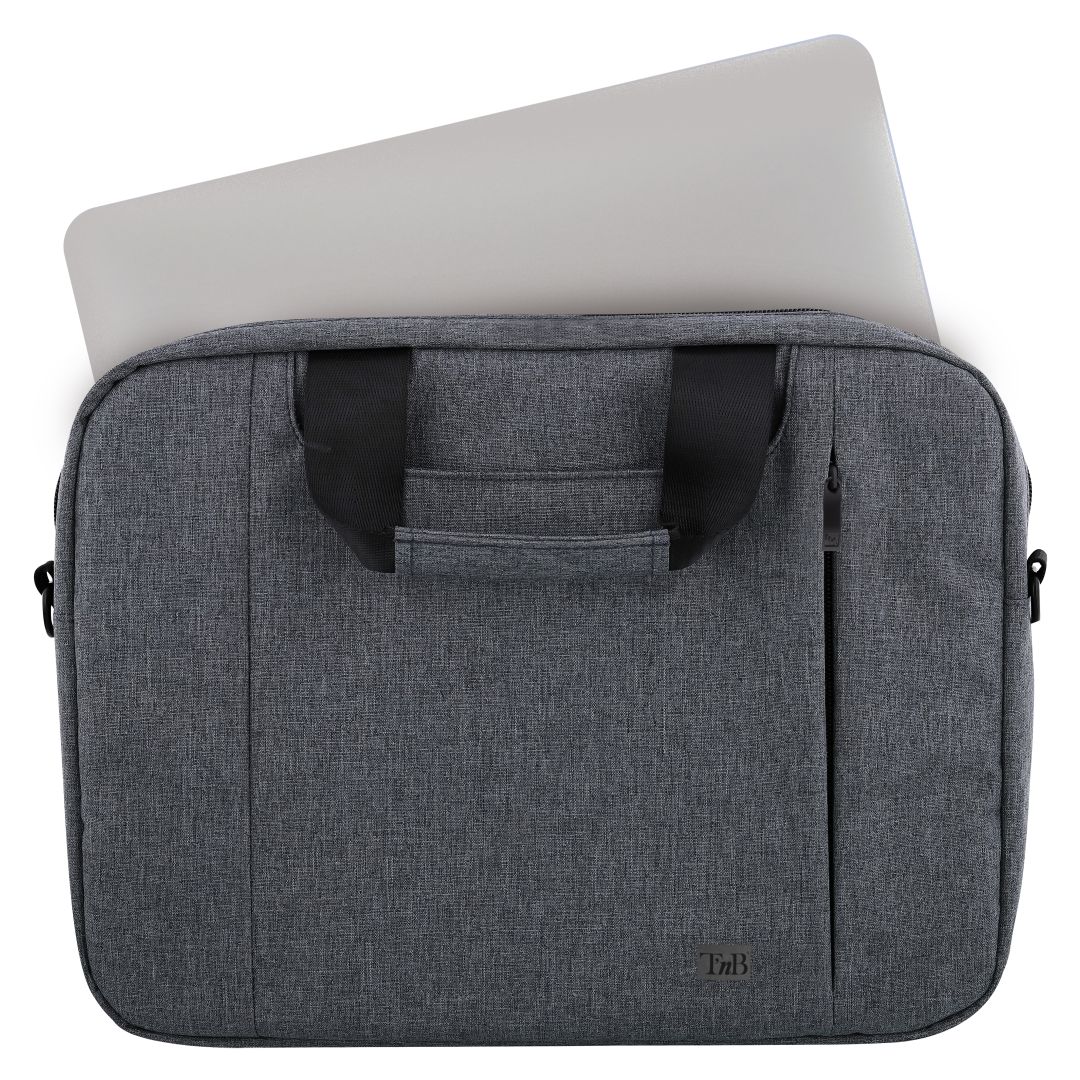 TnB Antibes Laptop Bag 15,6" Grey-3
