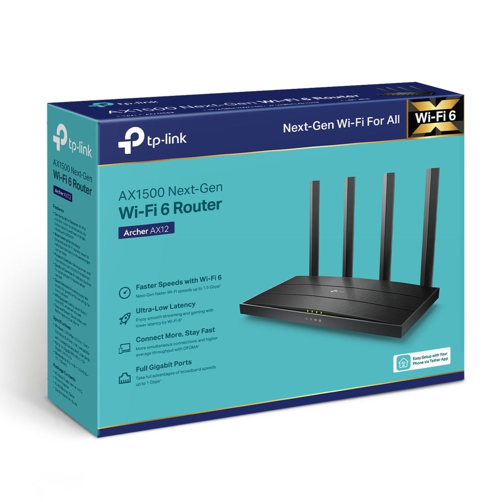 TP-Link Archer AX12 WAX1500 Wi-Fi 6 Router-3